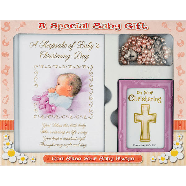 Baby Girl Christening Gift Set Knock Shrine