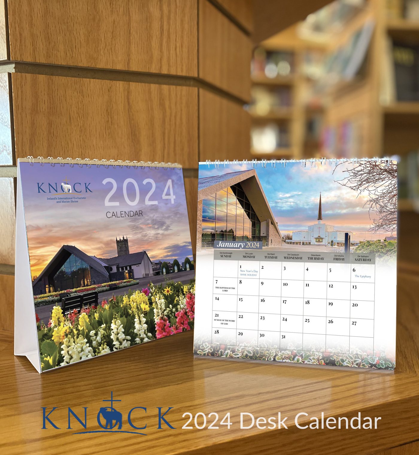 Knock Shrine Desk Calendar 2024 Knock Shrine