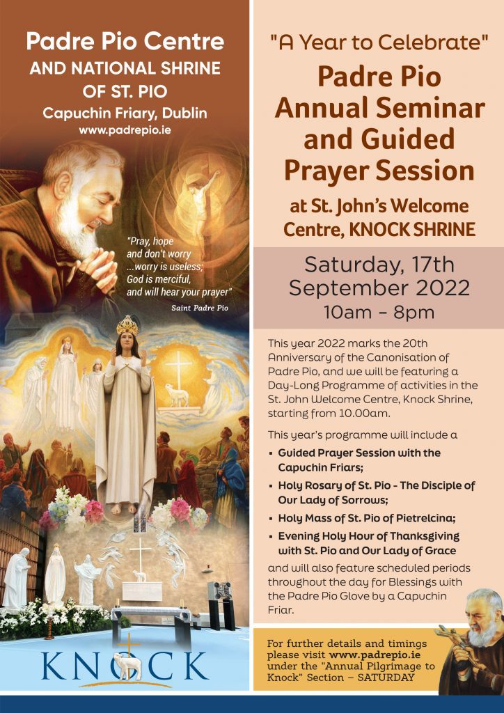 Padre Pio Seminar & Pilgrimage Knock Shrine